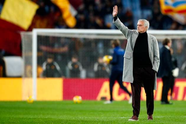 Sport Bilder des Tages January 3, 2024, ROME, ITALY: Romas coach Jose Mourinho reacts during the Italy Cup (Coppa Italia) round of 16 soccer match AS Roma vs US Cremonese at Olimpico stadium in Rome, Italy, 03 January 2024. ANSA ANGELO CARCONI AS Roma vs US Cremonese  - ZUMAa110 20240103_zaf_a110_051 Copyright: xAngeloxCarconix