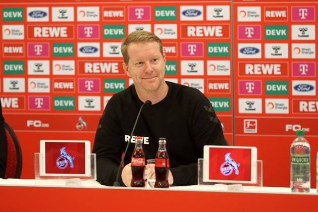 Sport Themen der Woche KW01 Sport Bilder des Tages 1. FC Köln, Pressekonferenz, Timo Schultz (1. FC Köln), 04.01.2024, Bild: *** 1 FC Köln, Press conference, Timo Schultz 1 FC Köln , 04 01 2024, Bild