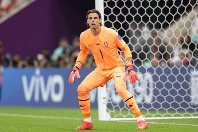 December 6, 2022, Qatar, Qatar: Yann Sommer of Switzerland seen in action during the FIFA World Cup, WM, Weltmeisterschaft, Fussball Qatar 2022 match between Portugal and Switzerland at Lusail Stadium. Final score: Portugal 6:1 Switzerland. Qatar Qatar - ZUMAs197 20221206_aab_s197_011 Copyright: xGrzegorzxWajdax