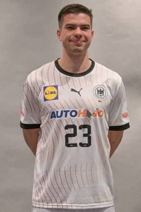 Renars Uscins (Germany 23), DHB Media Day Brunsbuettel , Handball, Deutscher Handball Bund, DHB, 05.01.2024 Brunsbuettel Schleswig Holstein Deutschland