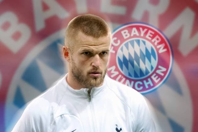 FOTOMONTAGE: Eric DIER offenbar vor Wechsel zum FC Bayern Muenchen ARCHIVFOTO; Eric DIER (Tottenham) Portraet, PortroÂ¤t, Portrait, Angeschnittenes Einzelbild, Einzelmotiv, Fussball Champions League Eintracht Frankfurt - Tottenham Hotspur 0:0, Vorrunde, Gruppenphase, 3. Spieltag am 04.10.2022, DEUTSCHE BANK PARK Â