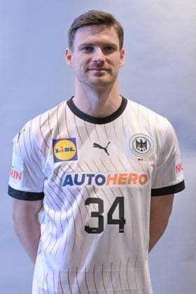 Rune Dahmke (Germany 34), DHB Media Day Brunsbuettel , Handball, Deutscher Handball Bund, DHB, 05.01.2024 Brunsbuettel Schleswig Holstein Deutschland