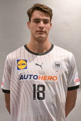 Julian Koester (Germany 18), DHB Media Day Brunsbuettel , Handball, Deutscher Handball Bund, DHB, 05.01.2024 Brunsbuettel Schleswig Holstein Deutschland