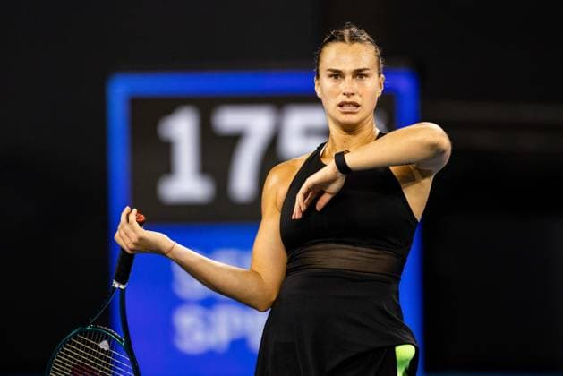 Aryna Sabalenka in action during the Quarter Finals Brisbane international 5th January 2024 Brisbane International Tennis Tournament, Day Six, Queensland Tennis Centre, Brisbane, Australia - 05 Jan 2024  Copyright: xBenxSymons Shutterstockx 14282841gj