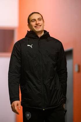 Handball, Herren: Laenderspiel, Deutschland - Portugal Juri Knorr (Deutschland) Flensburg Campushalle Deutschland