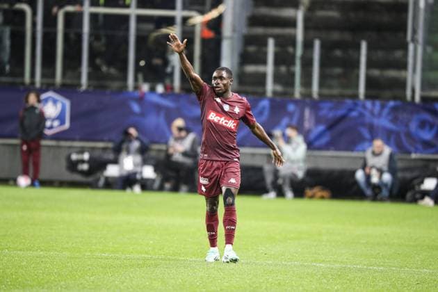 KOUAO FRANK 3 FOOTBALL : Metz vs Clermont FOOT 63 - Coupe De France - 05 01 2024 ElyxandroCegarra Panoramic 