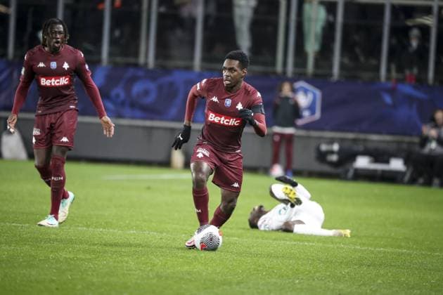 ASORO JOSHOGHENE 12 FOOTBALL : Metz vs Clermont FOOT 63 - Coupe De France - 05 01 2024 ElyxandroCegarra Panoramic 