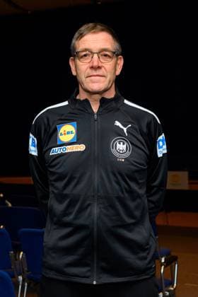 Handball, Herren: Deutschland - Pressekonferenz - Medientermin Trainer Alfred Gislason (Deutschland) Brunsbüttel Elbforum Deutschland