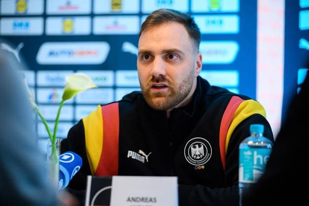 Handball, Herren: Deutschland - Pressekonferenz - Medientermin Torhueter Andreas Wolff (Deutschland) Brunsbüttel Elbforum Deutschland