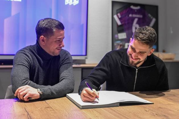 2. Bundesliga - VfL Osnabrück verpflichte Lex Tyger Lobinger am 05.01.2024 an der Bremer Brücke in Osnabrück Lex Tyger Lobinger kommt zum VfL Osnabrück