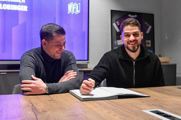 2. Bundesliga - VfL Osnabrück verpflichte Lex Tyger Lobinger am 05.01.2024 an der Bremer Brücke in Osnabrück Lex Tyger Lobinger kommt zum VfL Osnabrück