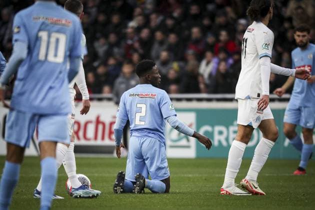 SYLLA IBRAHIMA 2 FOOTBALL : Thionville Lusitanos vs Olympique Marseille - Coupe De France - 07 01 2024 ElyxandroCegarra Panoramic 