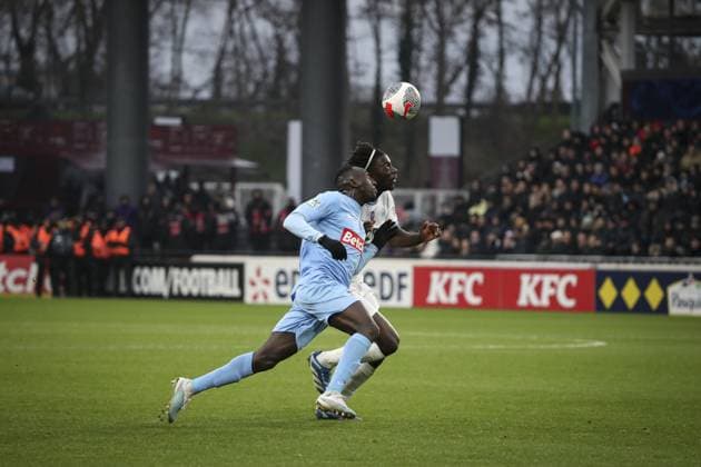 MEITE ABDOUL 2 FOOTBALL : Thionville Lusitanos vs Olympique Marseille - Coupe De France - 07 01 2024 ElyxandroCegarra Panoramic 