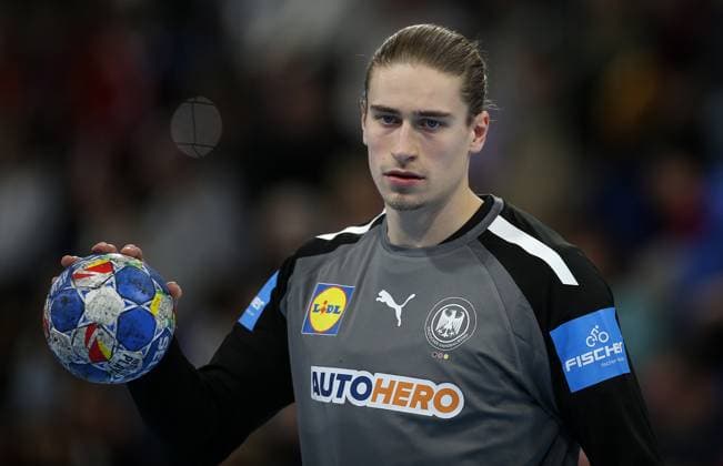 06.01.2024, Handball Länderspiel 2023 2024, Testspiel, Deutschland - Portugal, in der Wunderino-Arena Kiel. Juri Knorr (Deutschland)