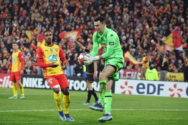 Radoslaw MAJEKI (Monaco) lors du match de Coupe de France entre le RC Lens et Monaco, stade Bollaert-Delelis, le 7 janvier 2024 FOOTBALL : RC LENS vs MONACO - COUPE DE FRANCE - 07 01 2024 LaurentSanson Panoramic 