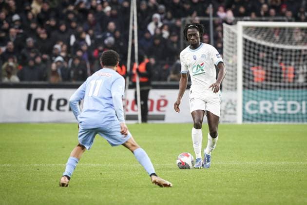 MEITE ABDOUL 2 FOOTBALL : Thionville Lusitanos vs Olympique Marseille - Coupe De France - 07 01 2024 ElyxandroCegarra Panoramic 