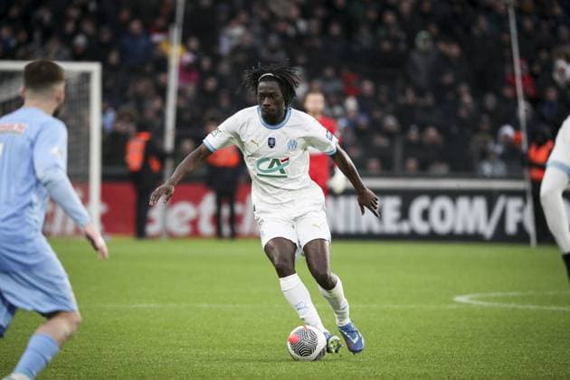 MEITE ABDOUL 2 FOOTBALL : Thionville Lusitanos vs Olympique Marseille - Coupe De France - 07 01 2024 ElyxandroCegarra Panoramic 