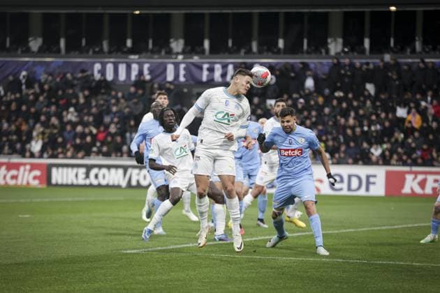 CARVALHO MANUEL 9 FOOTBALL : Thionville Lusitanos vs Olympique Marseille - Coupe De France - 07 01 2024 ElyxandroCegarra Panoramic 