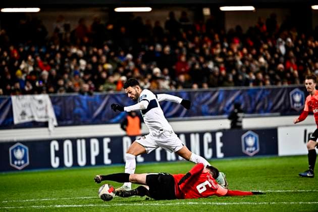 Marco Asensio (psg) FOOTBAL : US Revel vs PSG - 32eme de Finale de la Coupe de France - Castres - 07-01-2024 ThierryBreton Panoramic 
