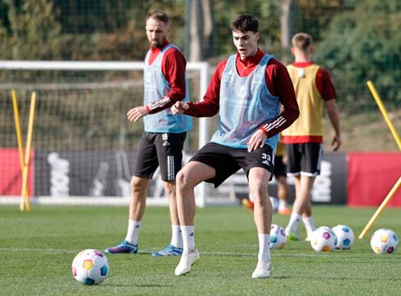 08.01.2024 - Fussball - 2. Fussball-Bundesliga - Saison 2023 2024 - 1. FC Nürnberg FCN Club - Trainingslager Winter Wintertrainingslager Marbella Spanien - Sportfoto Zink DaMa - xdaxmax - Marcel Wenig (33, 1. FC Nürnberg FCN )