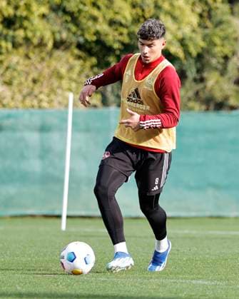 08.01.2024 - Fussball - 2. Fussball-Bundesliga - Saison 2023 2024 - 1. FC Nürnberg FCN Club - Trainingslager Winter Wintertrainingslager Marbella Spanien - Sportfoto Zink DaMa - xdaxmax - Taylan Duman (8, 1. FC Nürnberg FCN )