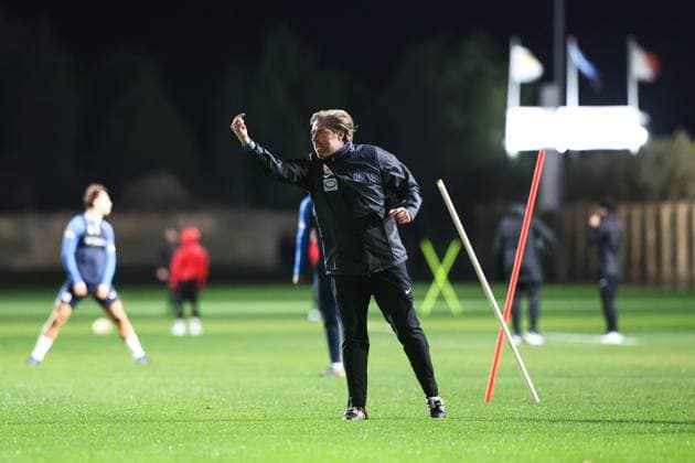 SOCCER - BL, A.Wien, training camp ATTARD,MALTA,08.JAN.24 - SOCCER - ADMIRAL Bundesliga, FK Austria Wien, training camp. Image shows head coach Michael Wimmer (A.Wien).  GEPAxpictures xArminxRauthner