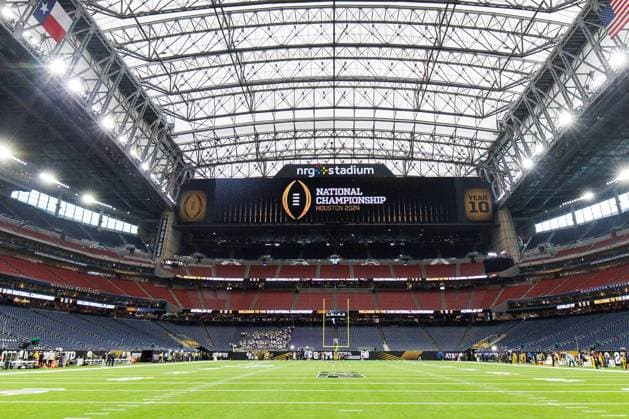 NCAA, College League, USA Football 2024: CFP National Championship Washington vs Michigan JAN 08 January 08, 2024: A general view of the stadium prior to College Football Playoff National Championship game action between the Washington Huskies and the Michigan Wolverines at NRG Stadium in Houston, Texas. John Mersits CSM (Credit Image: Â John Mersits Cal Media) California USA EDITORIAL USE ONLY Copyright: xx ZUMA-20240108_zma_c04_032.jpg JohnxMersitsx csmphotothree220722