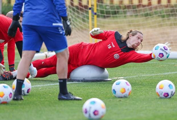 Fussball - 2. Bundesliga - Trainingslager - SV Wehen Wiesbaden - 09.01.24, Florian Stritzel, -