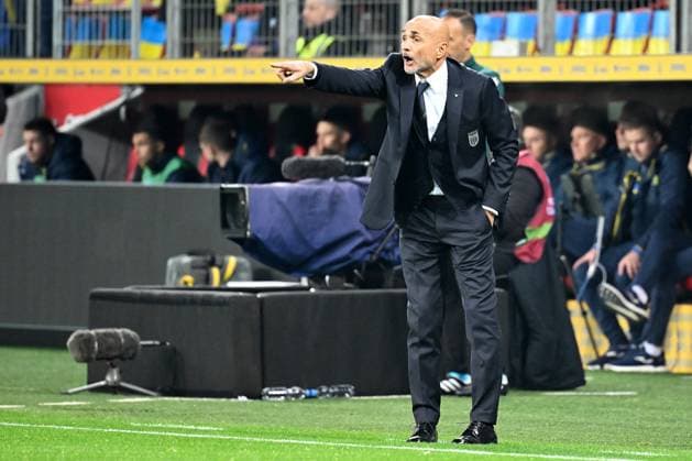 Leverkusen, Bayarena, 20.11.23, GER, Herren, European Qualifiers, Ukraine - Italien Bild: Trainer Luciano SPALETTI (Italien) Only for editorial use! UEFA regulations prohibit any use of photographs as image sequences and or quasi-video. Nordrhein-Westfalen Deutschland