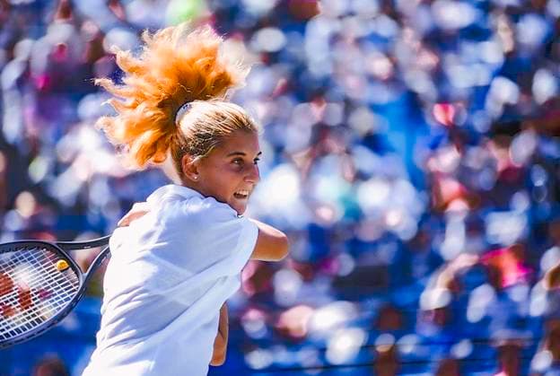 RECORD DATE NOT STATED Tennis Monica Seles Monica Seles (USA) competing at the 1990 US Open Tennis. New York USTA Billie Jean King National T NY United States Copyright: xPaulxJxSutton Duomo PCNx TNUS01 99007