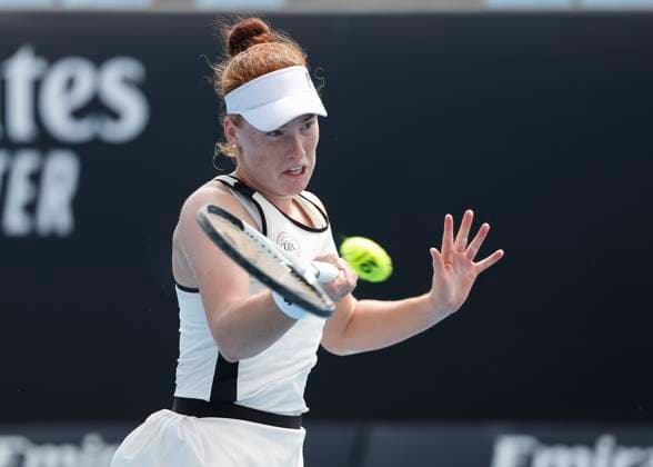 Ella Seidel Australian Open Qualifikation - Melbourne Park - Melbourne - Victoria - Australia - 10 01 2024. Copyright: xJuergenxHasenkopfx
