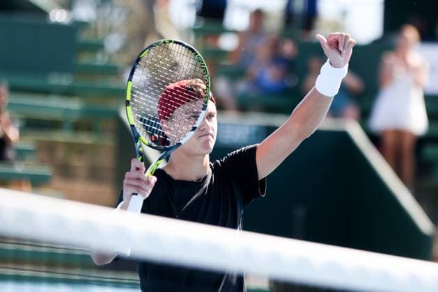 January 10, 2024: MELBOURNE, AUSTRALIA - JANUARY 11: Holger Rune of Denmark beats Karen Khachanov of Russia during day one of the 2024 Kooyong Classic at Kooyong on January 11, 2024 in Melbourne, Australia. - ZUMAp121 20240110_zsp_p121_018 Copyright: xChrisxPutnamx