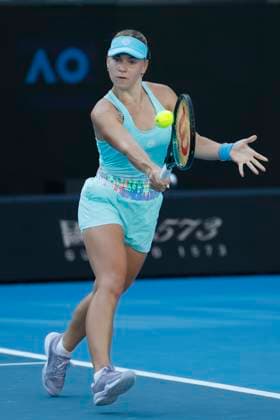Maria Timofeeva Australian Open Qualifikation - Melbourne Park - Melbourne - Victoria - Australia - 10 01 2024. Copyright: xJuergenxHasenkopfx