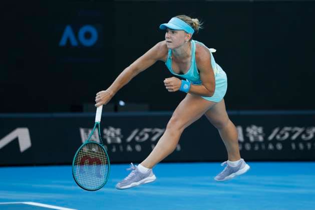Maria Timofeeva Australian Open Qualifikation - Melbourne Park - Melbourne - Victoria - Australia - 10 01 2024. Copyright: xJuergenxHasenkopfx