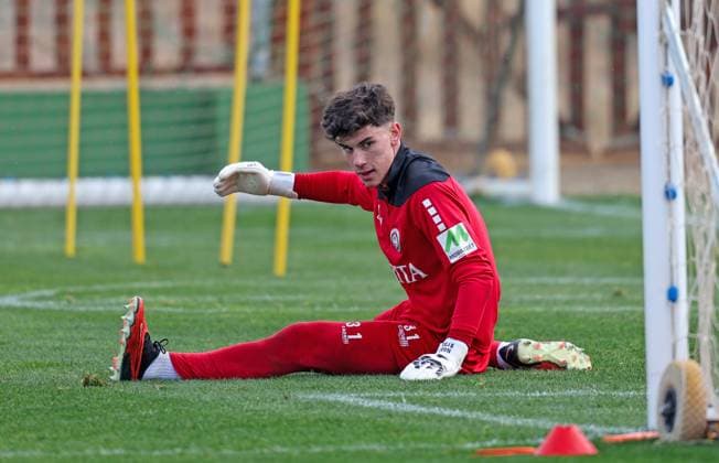 Fussball - 2. Bundesliga - Trainingslager - SV Wehen Wiesbaden - 10.01.24, Noah Brdar, -