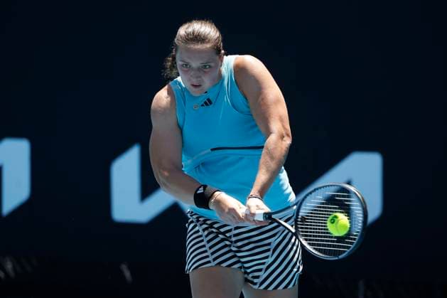 Jule Niemeier Australian Open Qualifikation - Melbourne Park - Melbourne - Victoria - Australia - 10 01 2024. Copyright: xJuergenxHasenkopfx