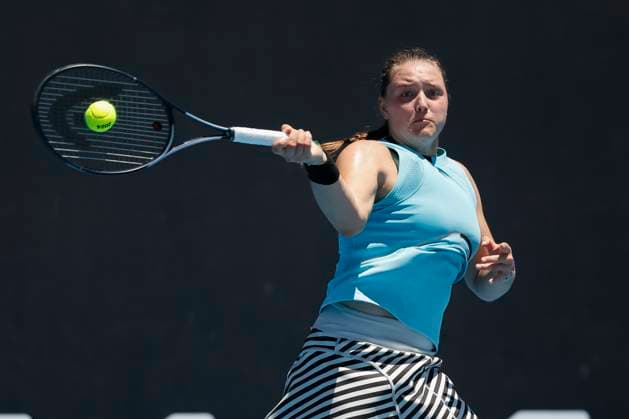 Jule Niemeier Australian Open Qualifikation - Melbourne Park - Melbourne - Victoria - Australia - 10 01 2024. Copyright: xJuergenxHasenkopfx