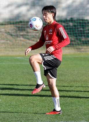11.01.2024 - Fussball - 2. Fussball-Bundesliga - Saison 2023 2024 - 1. FC Nürnberg FCN Club - Trainingslager Winter Wintertrainingslager Marbella Spanien - Sportfoto Zink DaMa - xdaxmax - Daichi Hayashi (9, 1. FC Nürnberg FCN )