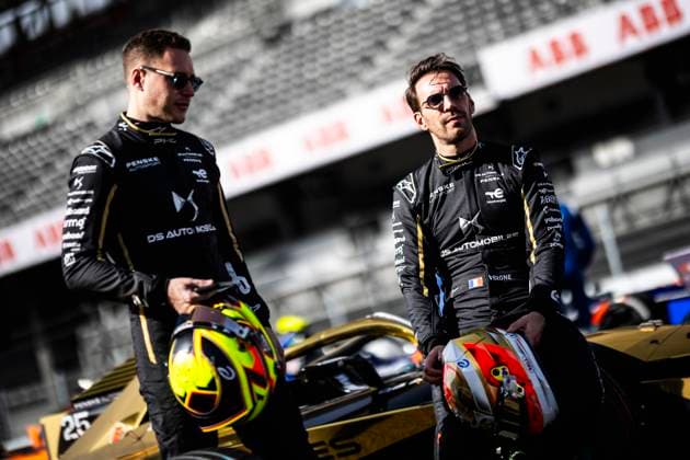 VERGNE Jean-Eric (fra), DS Penske, DS E-Tense FE23, VANDOORNE Stoffel (bel), DS Penske, DS E-Tense FE23, portrait during the 2024 Hankook Mexico City ePrix, 1st meeting of the 2023-24 ABB FIA Formula E World Championship, WM, Weltmeisterschaft on the Autodromo Hermanos Rodriguez from January 11 to 13, in Mexico City, Mexico - 2024 FORMULA E HANKOOK MEXICO CITY ePRIX DPPI Panoramic  03424001-TF-047