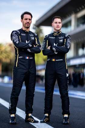 VERGNE Jean-Eric (fra), DS Penske, DS E-Tense FE23, VANDOORNE Stoffel (bel), DS Penske, DS E-Tense FE23, portrait during the 2024 Hankook Mexico City ePrix, 1st meeting of the 2023-24 ABB FIA Formula E World Championship, WM, Weltmeisterschaft on the Autodromo Hermanos Rodriguez from January 11 to 13, in Mexico City, Mexico - 2024 FORMULA E HANKOOK MEXICO CITY ePRIX DPPI Panoramic  03424001-TF-055