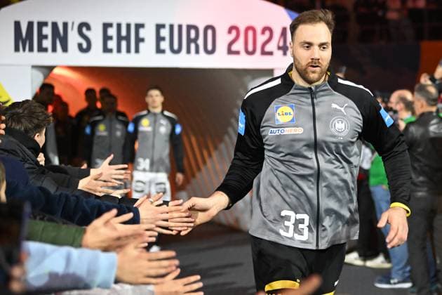 Duesseldorf, Merkur Spiel-Arena, 10.01.24, GER, Herren, EHF Handball Euro 2024, Deutschland - Schweiz Bild: Torwart Andreas WOLFF (Deutschland) Only for editorial use! Nordrhein-Westfalen Deutschland