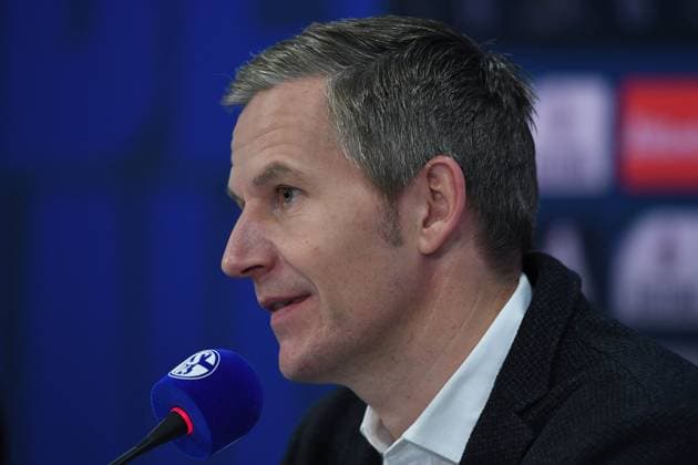 Fußball 2. Bundesliga Mediengespräch FC Schalke 04 am 12.01.2024 in der Veltins Arena in Gelsenkirchen Axel Hefer ( Aufsichtsratsvorsitzenden Schalke )