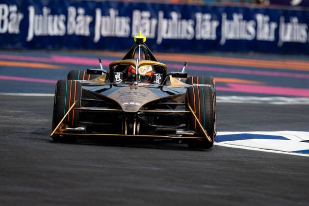 25 VERGNE Jean-Eric (fra), DS Penske, DS E-Tense FE23, action during the 2024 Hankook Mexico City ePrix, 1st meeting of the 2023-24 ABB FIA Formula E World Championship, WM, Weltmeisterschaft on the Autodromo Hermanos Rodriguez from January 11 to 13, in Mexico City, Mexico - 2024 FORMULA E HANKOOK MEXICO CITY ePRIX DPPI Panoramic  03424001__F_19731