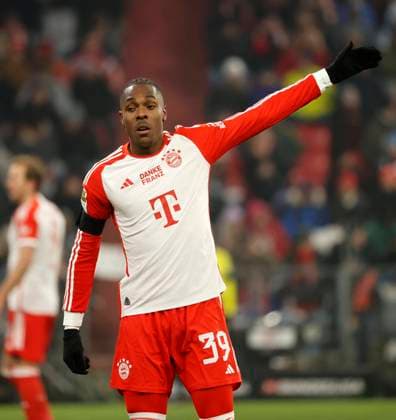 12.01.2024, 1.Bundesliga, FC Bayern Muenchen vs TSG Hoffenheim, Allianz Arena Muenchen, Fussball, im Bild: Mathys Tel (FC Bayern Muenchen)