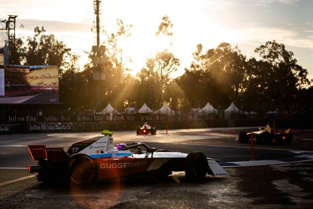 17 NATO Norman (fra), Andretti Global, Porsche 99X Electric, action during the 2024 Hankook Mexico City ePrix, 1st meeting of the 2023-24 ABB FIA Formula E World Championship, WM, Weltmeisterschaft on the Autodromo Hermanos Rodriguez from January 11 to 13, in Mexico City, Mexico - 2024 FORMULA E HANKOOK MEXICO CITY ePRIX DPPI Panoramic  03424001-TF-223