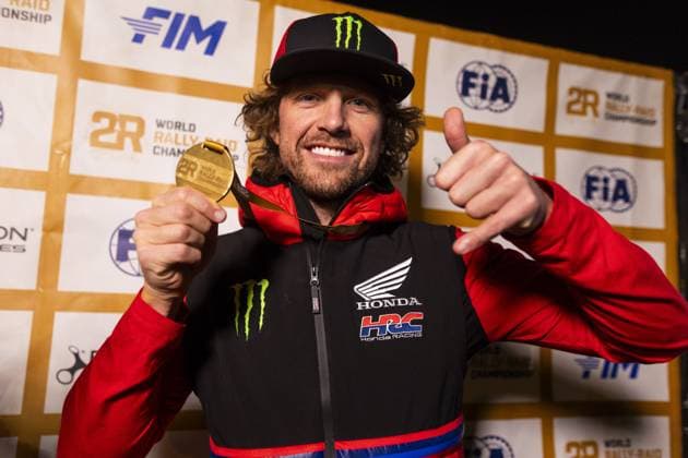 Bilder des Jahres 2024, Sport 01 Januar Sport Themen der Woche KW02 VAN BEVEREN Adrien (fra), Monster Energy Honda Team, Honda, Moto, Motul, FIM W2RC, portrait during the rest day of the Dakar 2024 on January 13, 2024 in Riyadh, Saudi Arabia - DAKAR 2024 - REST DAY DPPI Panoramic  05124015__DE_0470