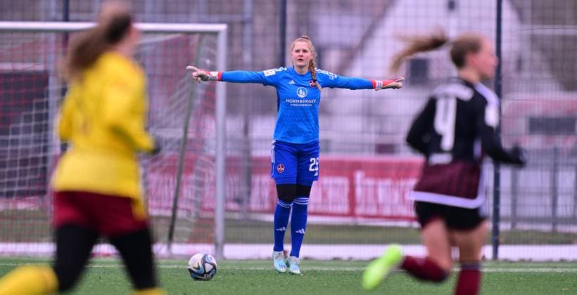 13.01.2024 - Fussball Frauen Frauenfussball - Saison 2023 2024 - Testspiel Freundschaftsspiel Vorbereitungsspiel : 1. FC Nürnberg FCN ( Clubfrauen Club ) - Sparta Prag Praha - - xwoxzix - Kristin Krammer (25, 1. FC Nürnberg FCN )