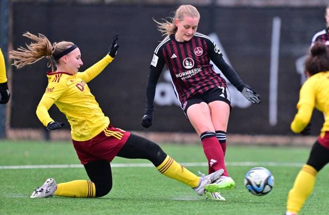 13.01.2024 - Fussball Frauen Frauenfussball - Saison 2023 2024 - Testspiel Freundschaftsspiel Vorbereitungsspiel : 1. FC Nürnberg FCN ( Clubfrauen Club ) - Sparta Prag Praha - - xwoxzix - Katerina Kotrcova (5, Sparta Prag ) Luisa Guttenberger (4, 1. FC Nürnberg FCN )