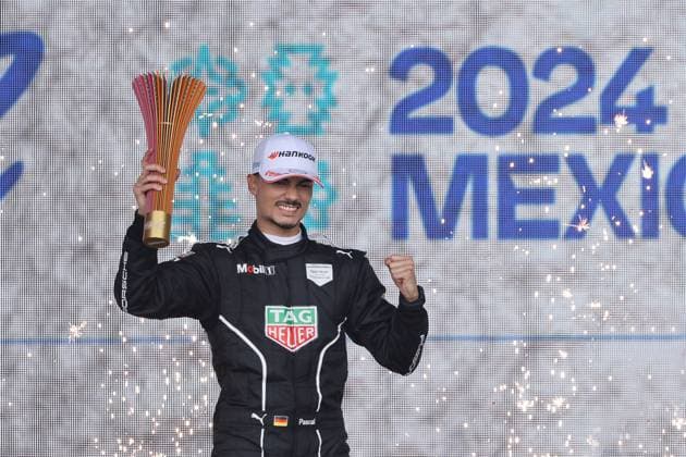 Sieger Pascal Wehrlein (GER) Porsche, Formel E FIA Weltmeisterschaft, Saison 10, Mexiko City E- Prix, Mexiko, 13.01.2024