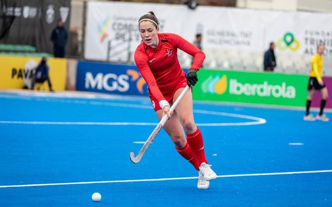FIH Hockey Olympia Qualifikation 2024 Valencia Frauen: Großbritannien - Kanada; Valencia Spanien, 13.01.2024 Amy COSTELLO (GBR, 9) Feldhockey Olympia Qualifikation Damen, Großbritannien gegen Kanada in Valencia (Spanien) am 13.01.2024 Copyright: xBEAUTIFULxSPORTS Meurerx